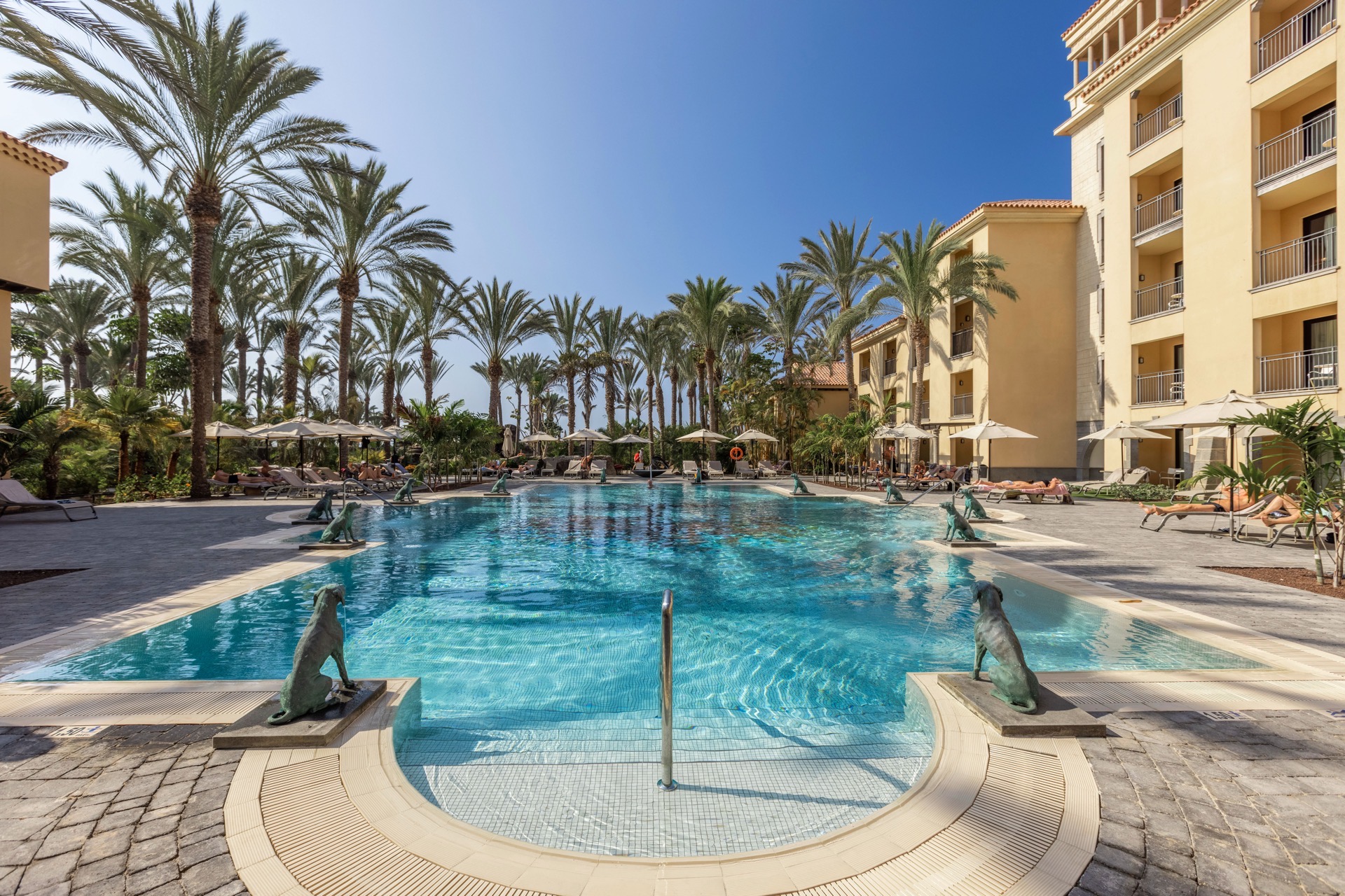 lopesan costa meloneras resort & spa baum des lebens außenpool