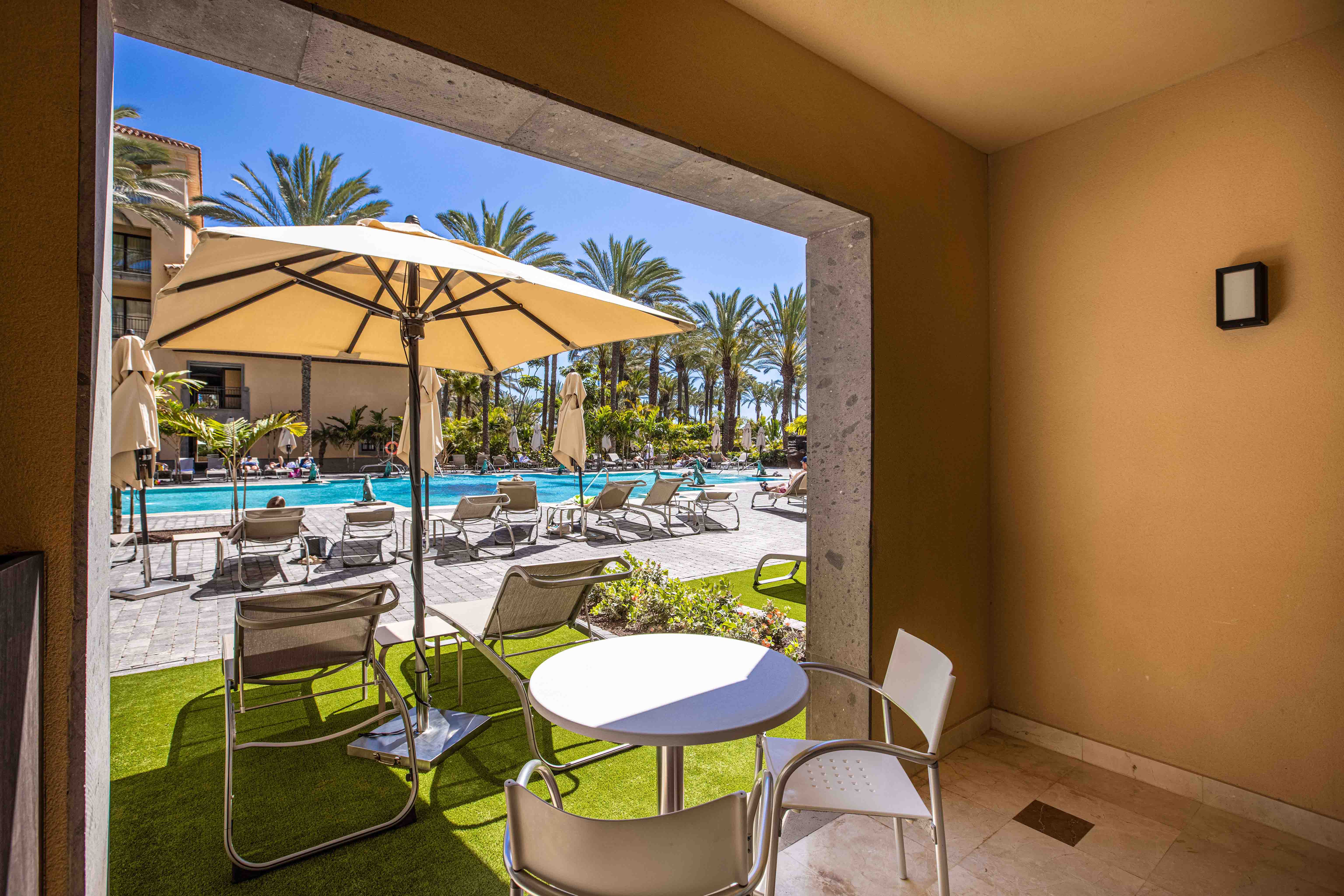 terrasse zimmer double deluxe terrace hotel lopesan costa meloneras