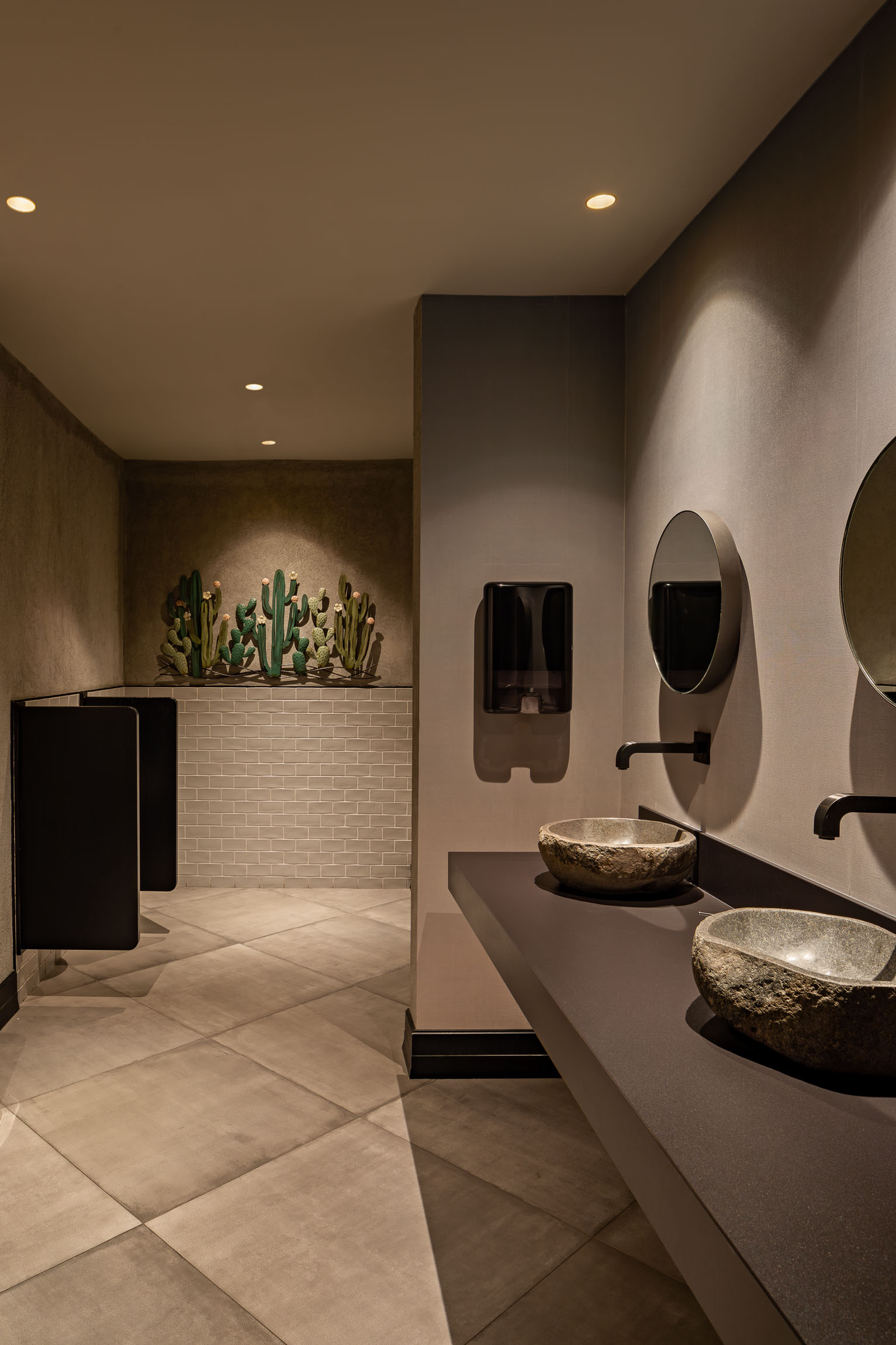 photograph buffet restroom area hotel faro lopesan collection