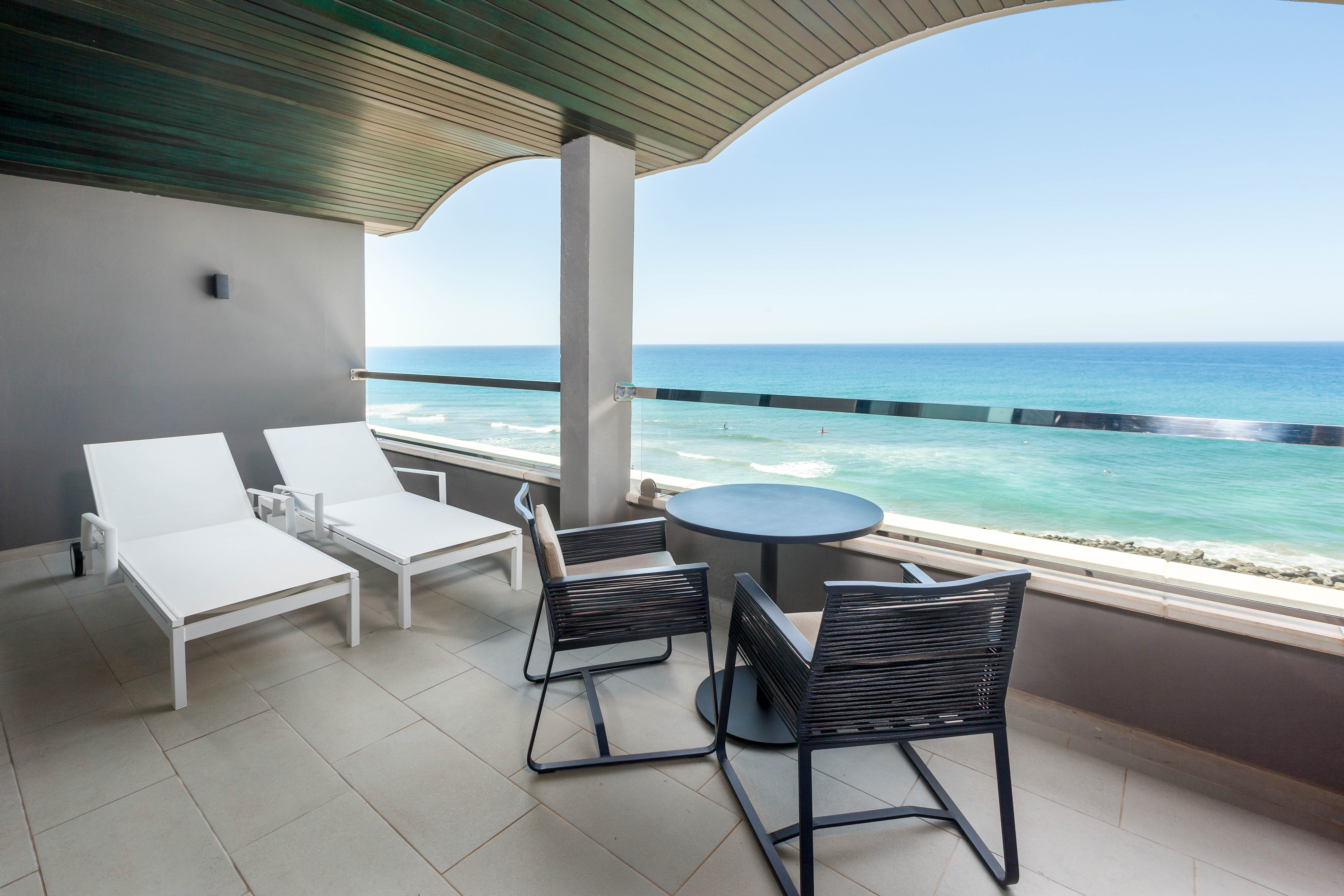 photos terrace junior suite rooms hotel faro lopesan collection