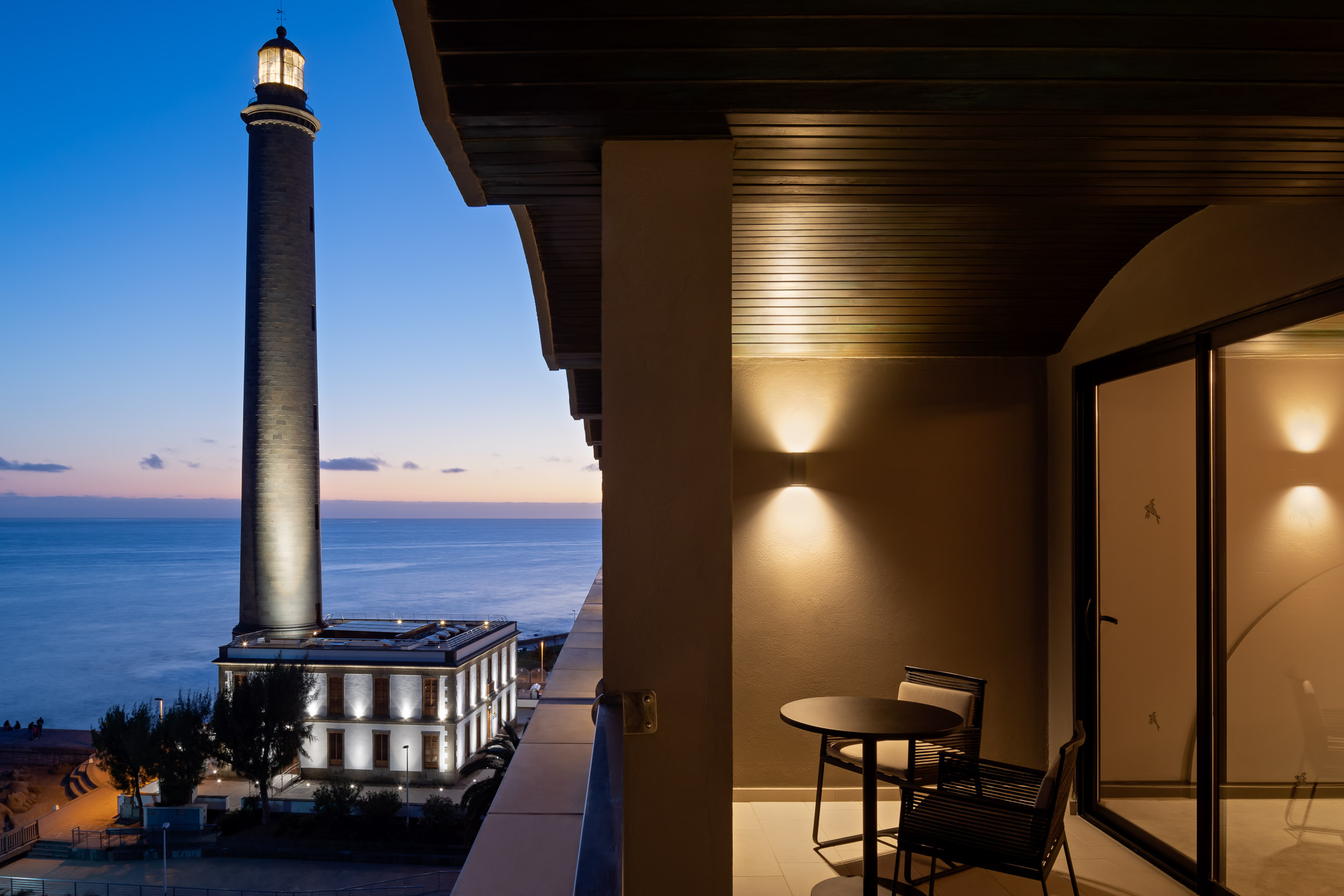 photos night terrace rooms hotel faro lopesan collection