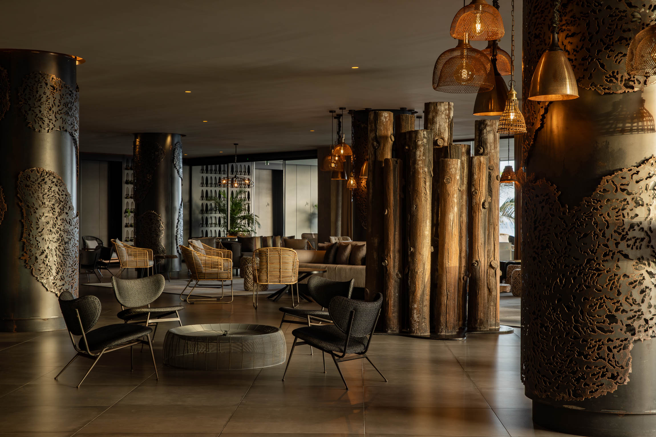 foto lobby del hotel faro lopesan collection