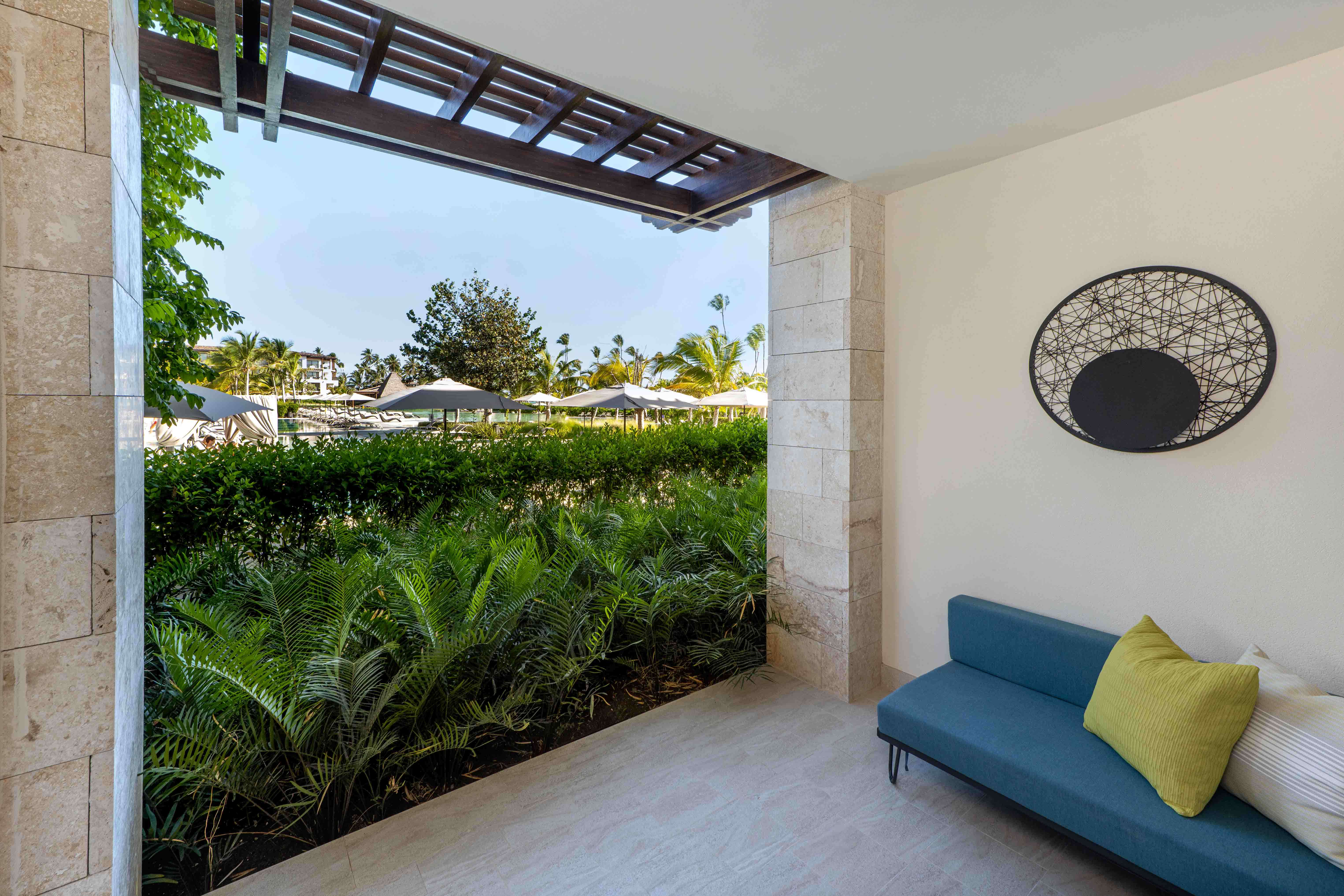 terrasse resort queen pool view junior suite lopesan costa bavaro resort, spa & casino