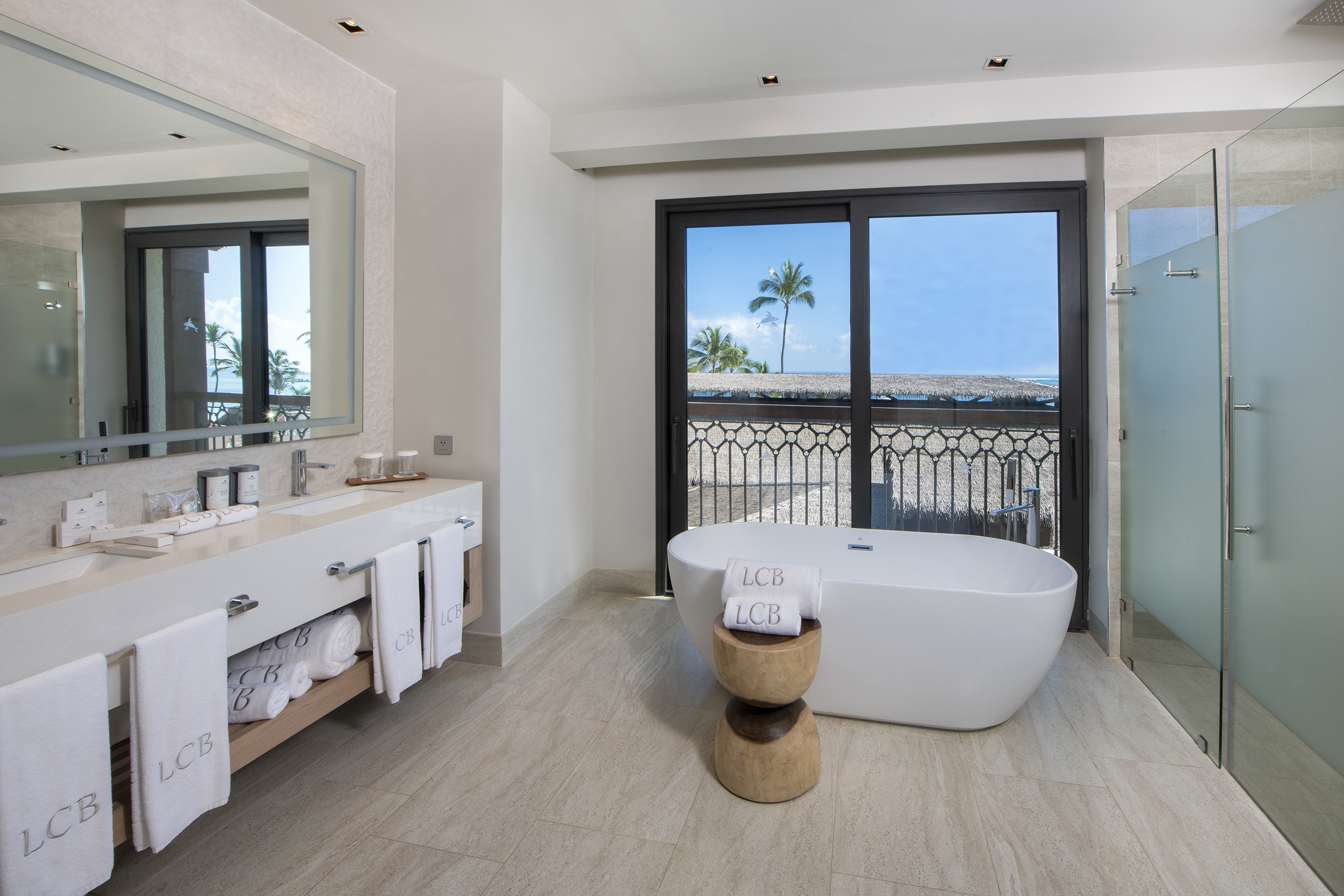 lopesan costa bavaro unique corner suite badezimmer fotos