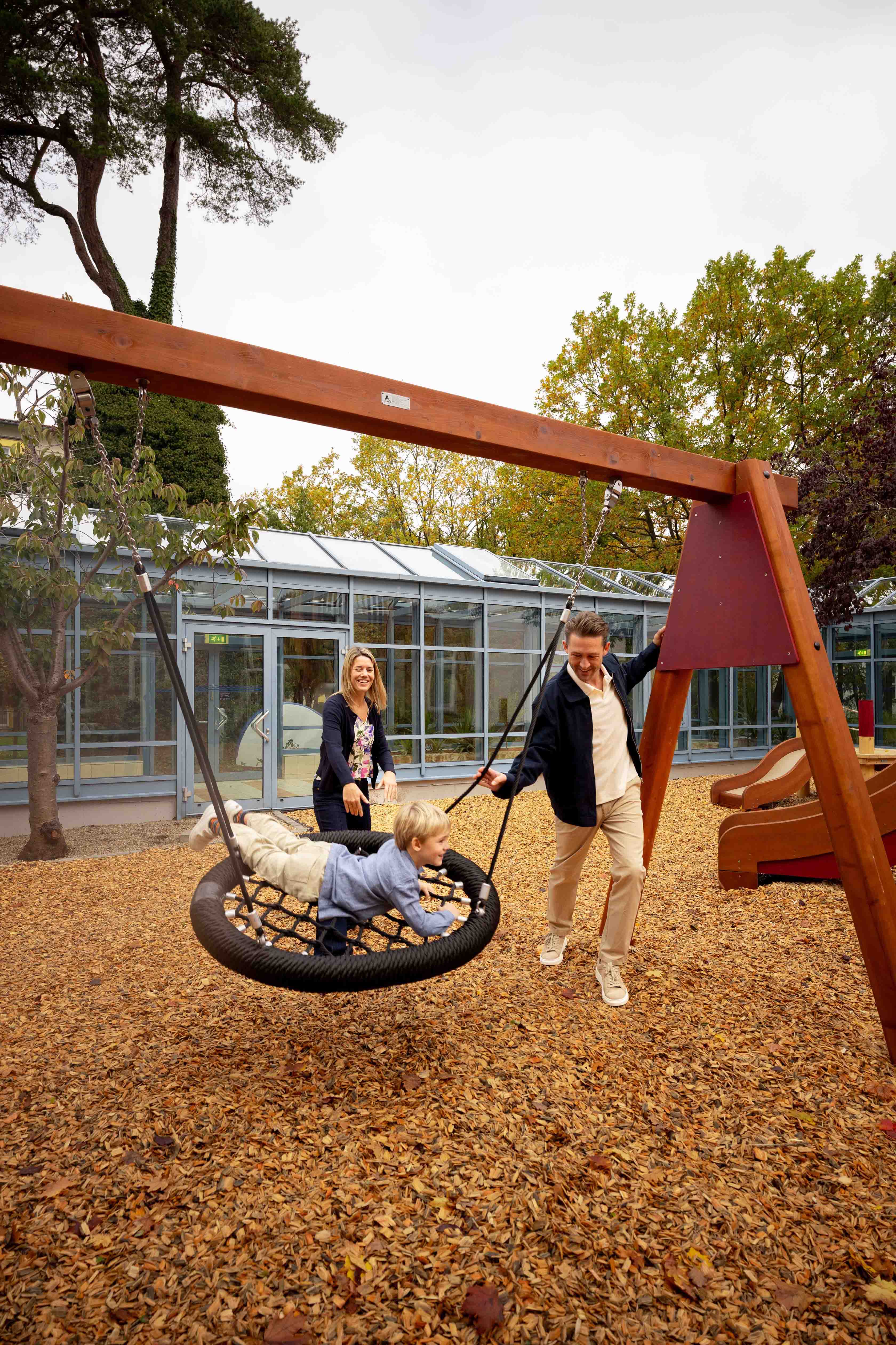 Spielplatz Familie