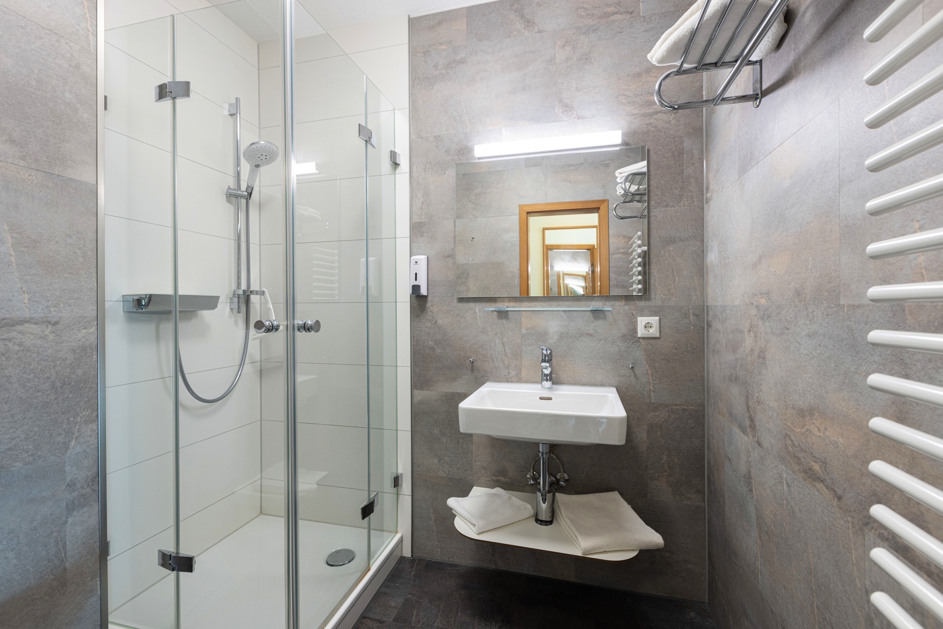 Badezimmerfotos der Apartments IFA Breitach