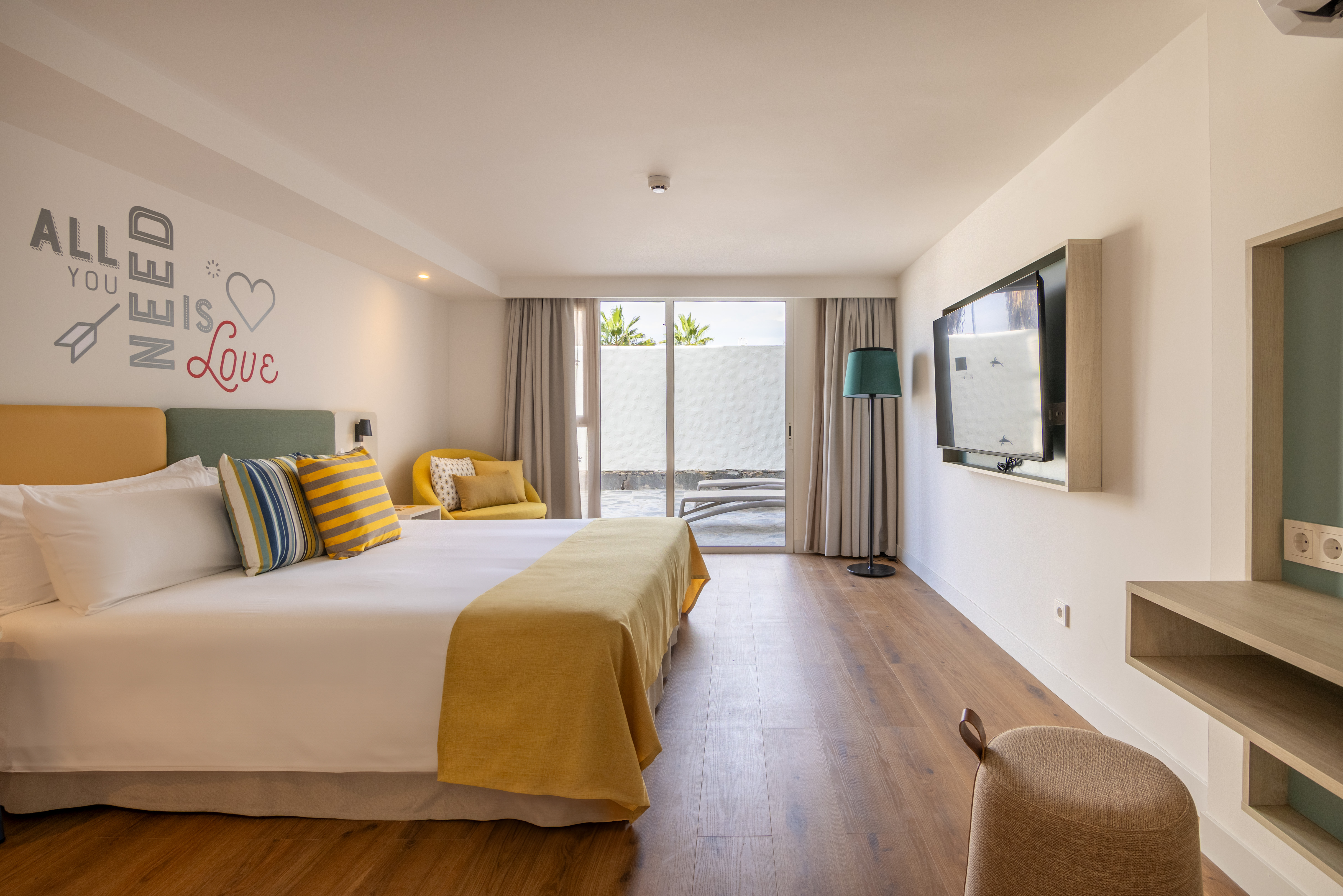 habitación double terrace hotel abora interclub atlantic