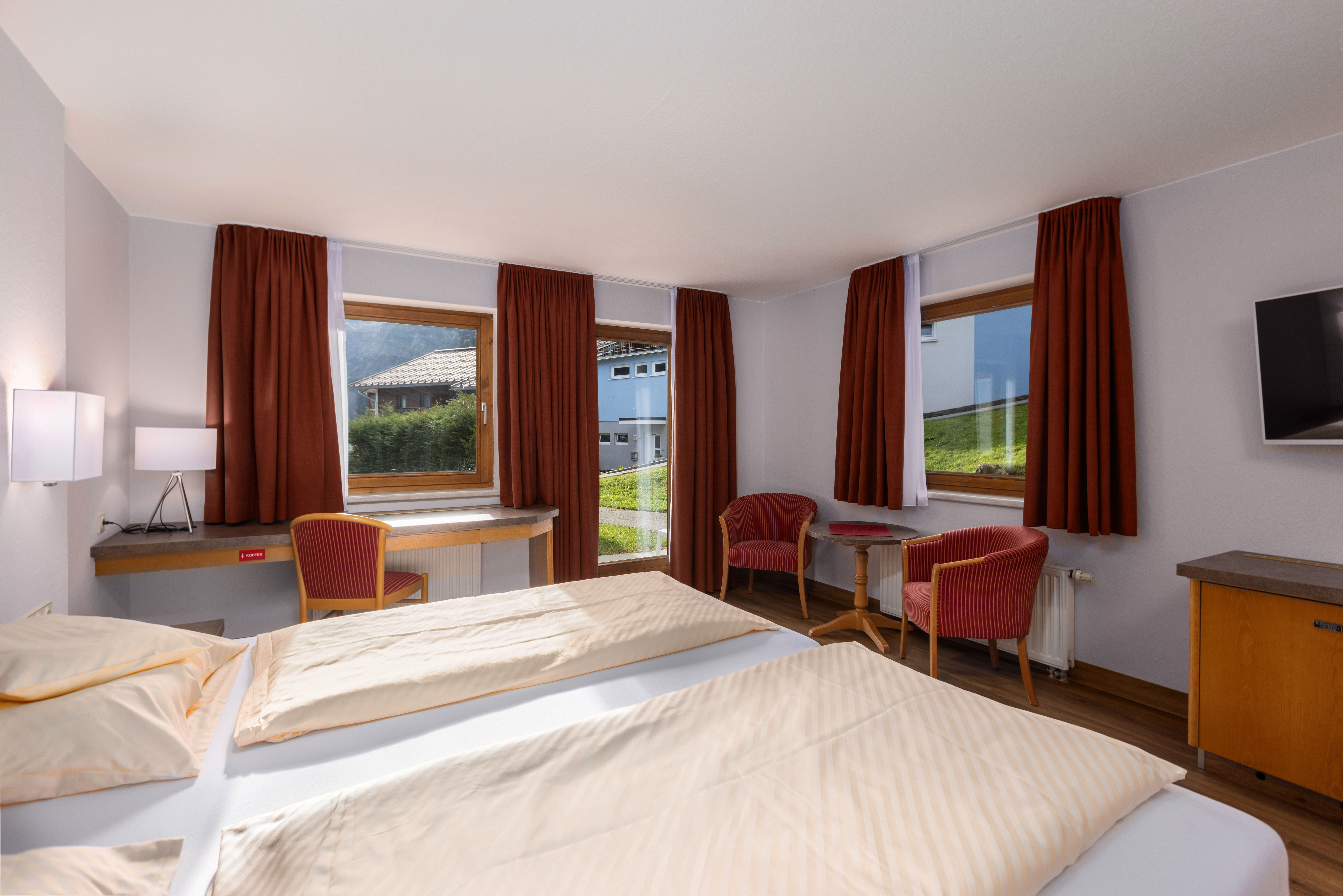 habitación doble confort vista ifa alpenrose hotel