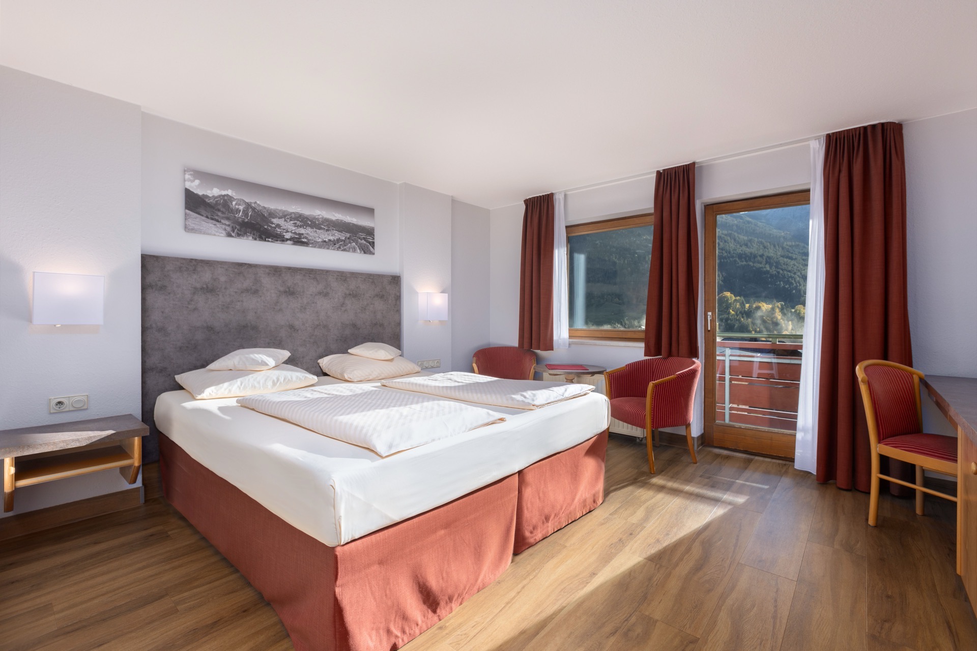 habitación doble confort vista ifa alpenrose hotel