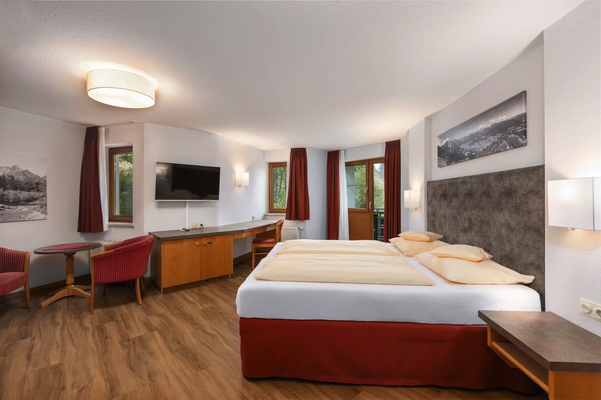 cama habitación familiar 1 ifa alpenrose hotel