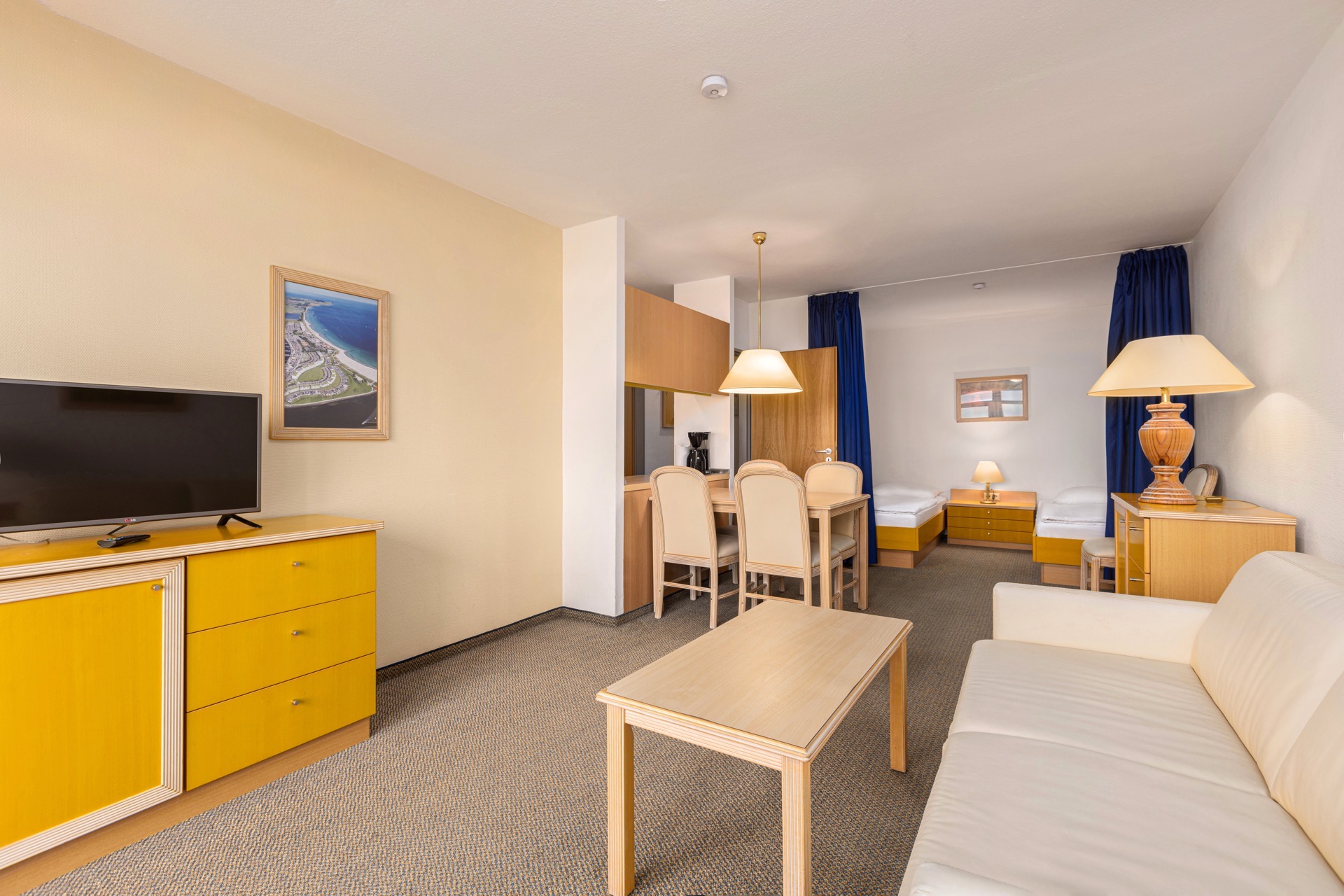 salón apartamento habitación familiar fernblickhaus hotel ifa fehmarn