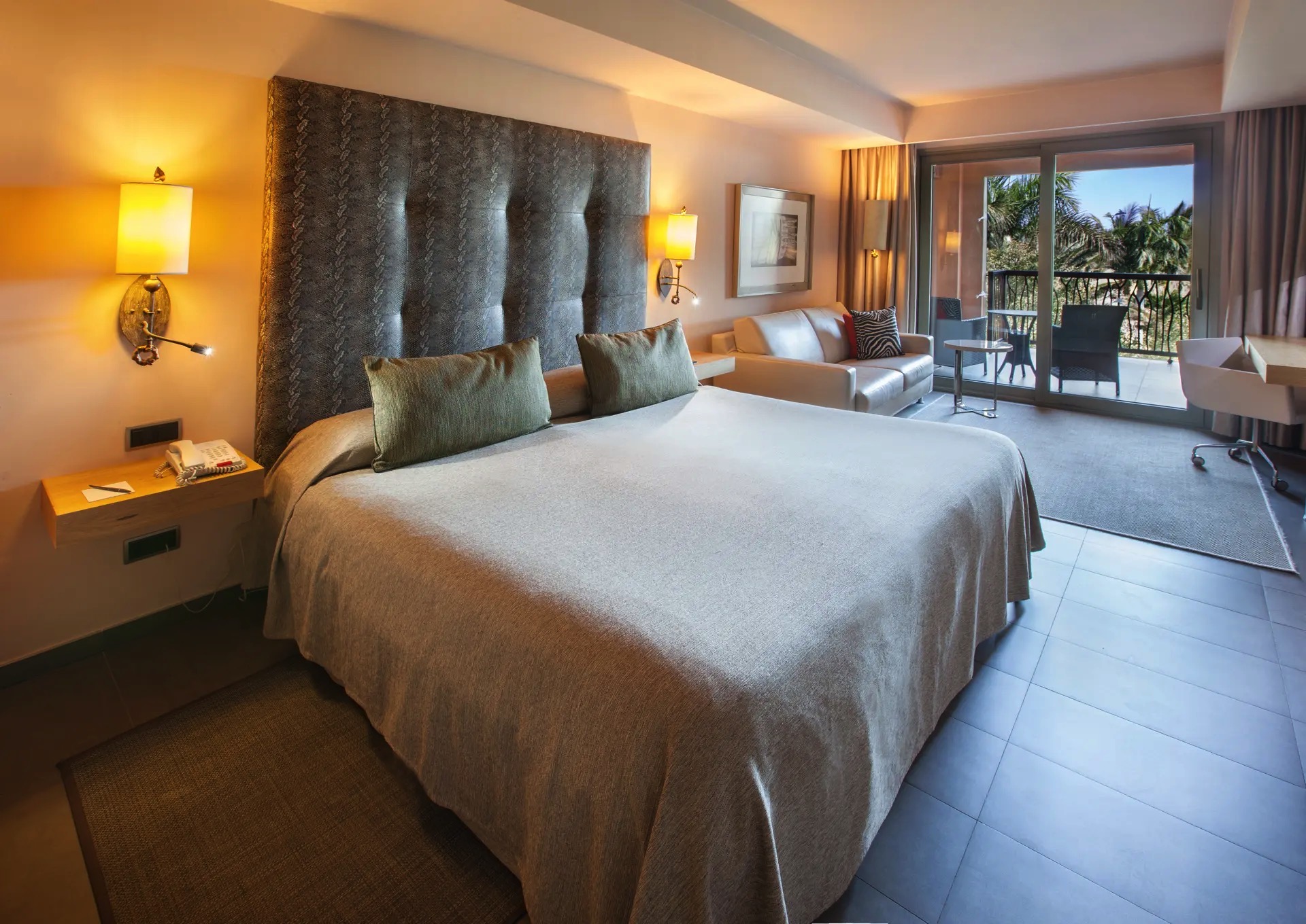 bett doppelzimmer standard blick lopesan baobab