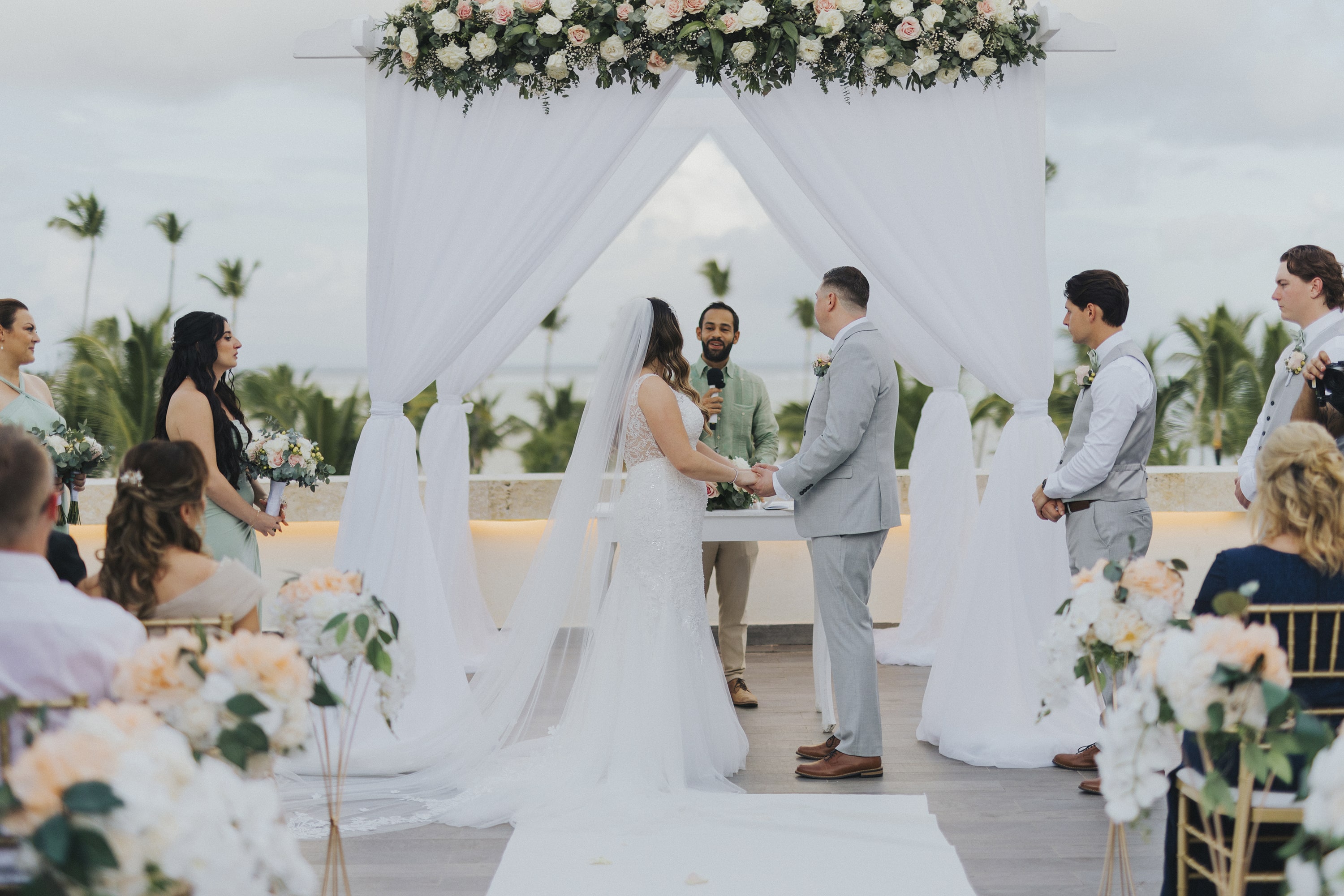 beach wedding celebration lopesan costa bavaro resort
