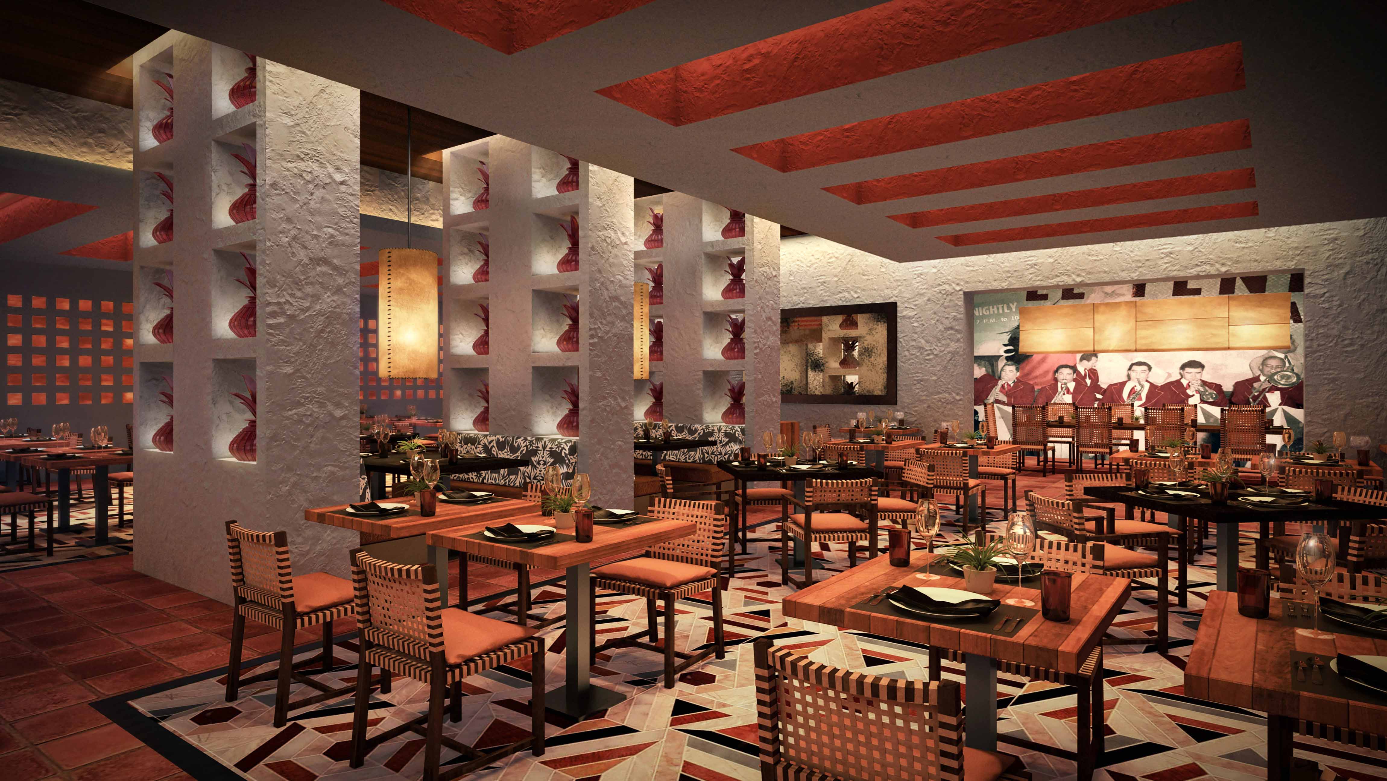 Kahlo restaurant Tex Mex cuisine at Lopesan Caoba Lagoon