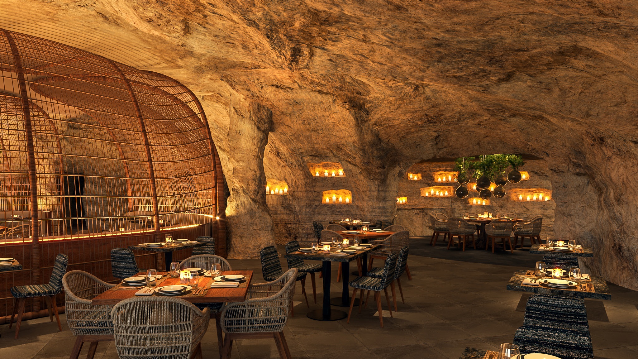 Book at Sotto Terra restaurant Lopesan Caoba Lagoon