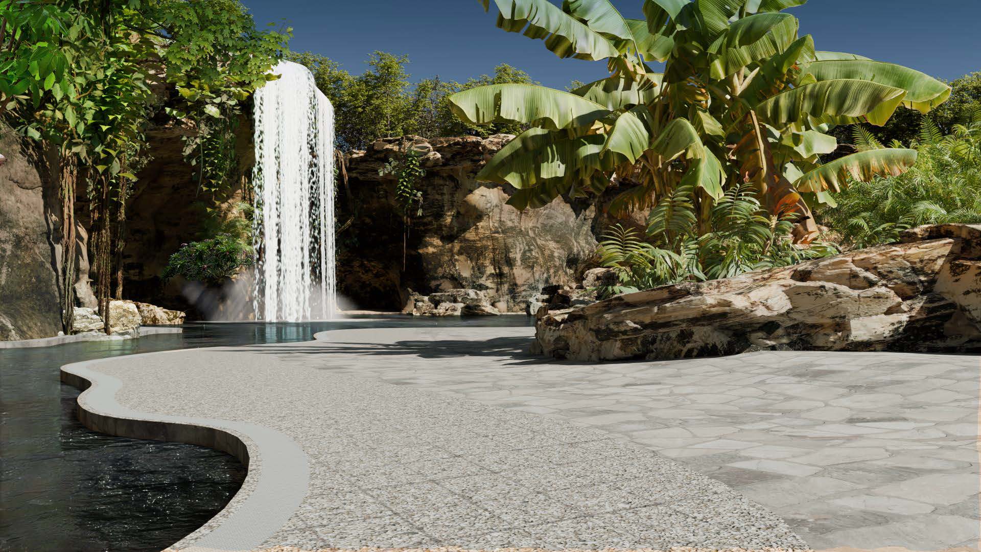 Natural pool Lopesan Caoba Lagoon Resort, Spa & Casino
