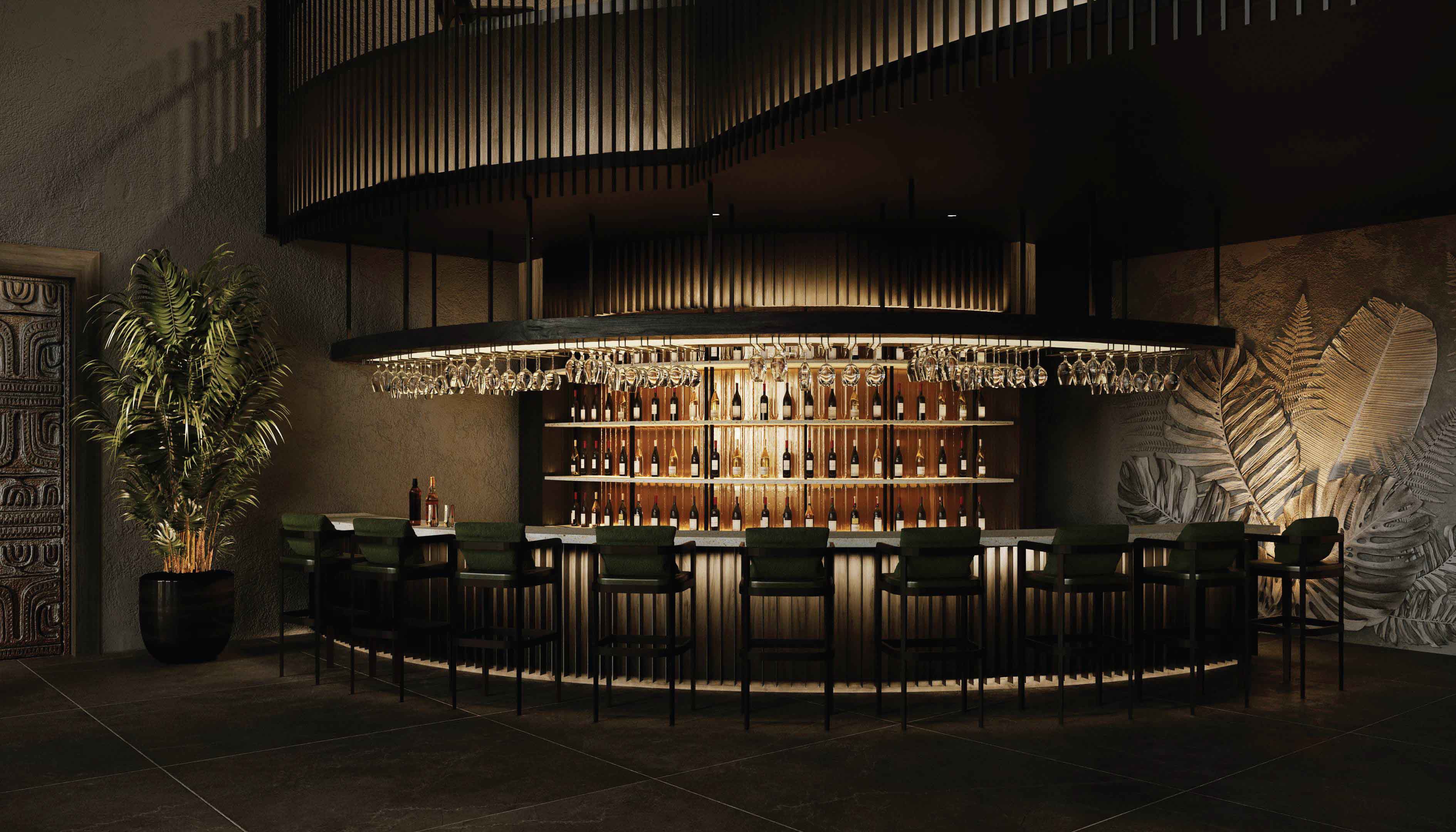 Aura Lobby Bar in Punta Cana Splash Cove Resort